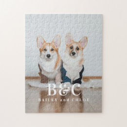 Puzzle Photo de chien animal de compagnie personnalisée a