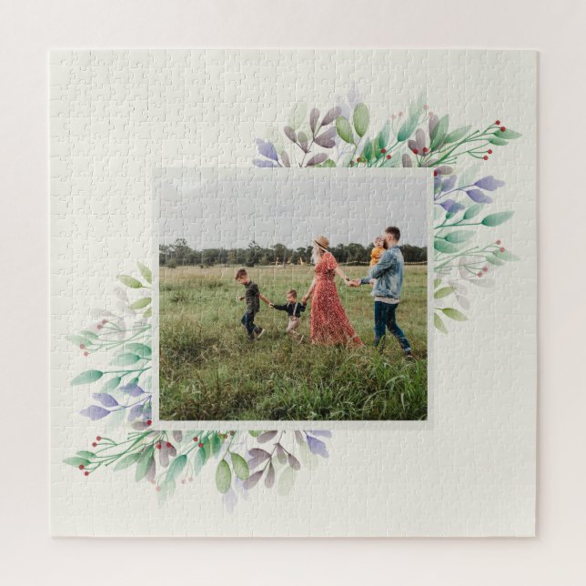 Puzzle Photo de famille Aquarelle d'hiver Flores sur mesu (Vertical)