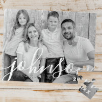 Photo de famille de script simple et moderne