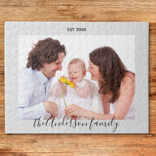 Puzzle Photo de famille moderne simple et ludique