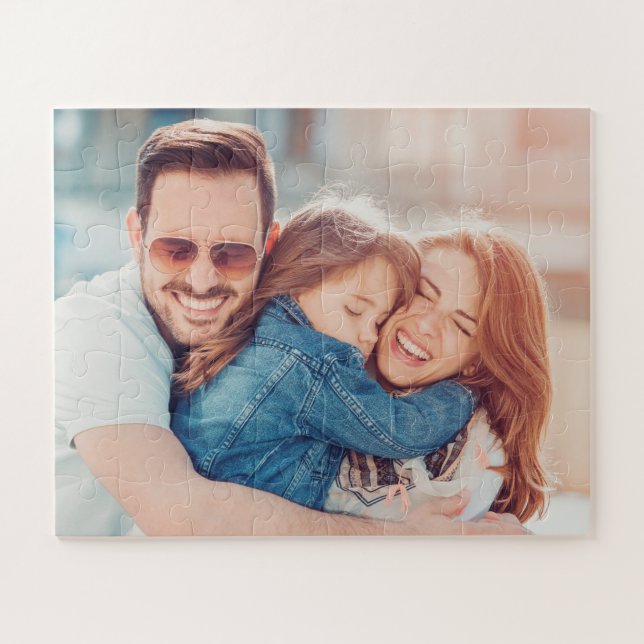 Puzzle Photo de famille personnalisée (Horizontal)