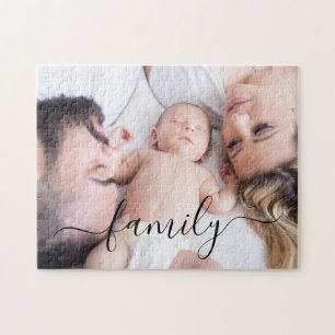 Puzzle Photo de famille personnalisée Amour au ménage