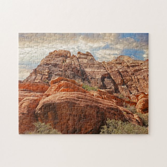 Puzzle Photo de HDR de montagnes (Horizontal)
