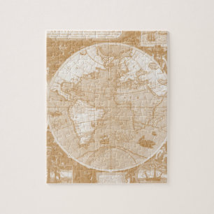Puzzle photo de la carte du Vieux-Monde