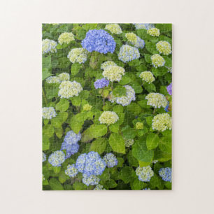 Puzzle Photo de la nature de Floral Blue Hydrangea