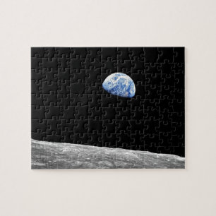 Puzzle Photo de l'aube terrestre de la NASA Apollo 8 en o