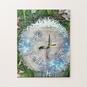 Puzzle photo de l'horloge de pissenlit humble.