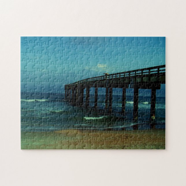 Puzzle Photo de pilier de pêche de St Augustine (Horizontal)