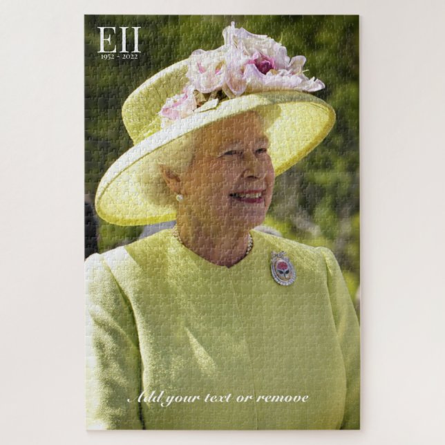 Puzzle Photo de portrait souvenir de la reine Elizabeth I (Vertical)