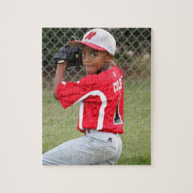 Puzzle photo de sport personnalisé (Vertical)