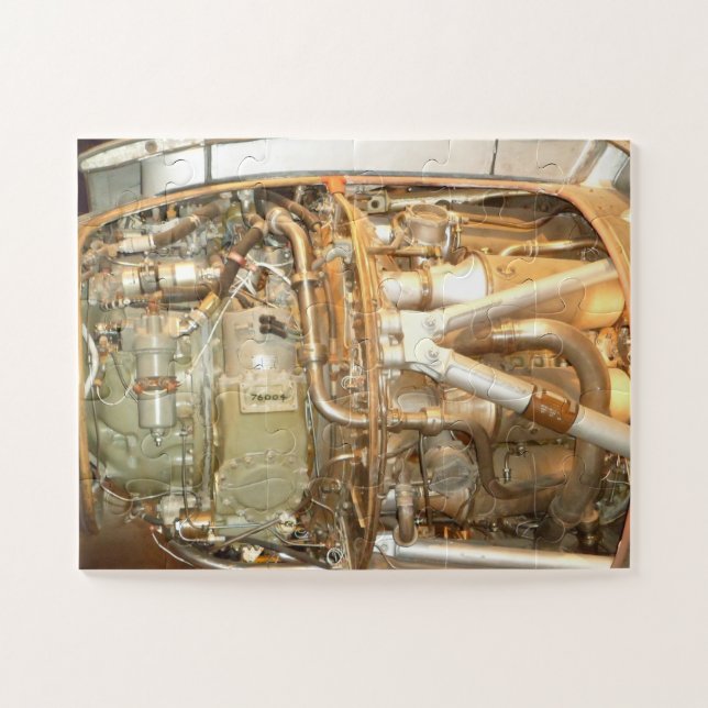Puzzle Photo du moteur Turbopropulseur d'aéronef (Horizontal)