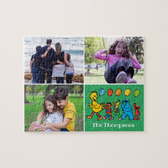 Puzzle photo famille rue Sésame (Horizontal)