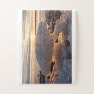 Puzzle photo glace en forme d'ours
