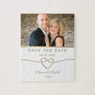 Puzzle Photo Mariage Enregistrer La Date