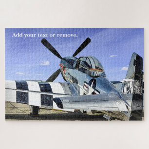 Puzzle Photo militaire d'un avion de chasse P-51 Mustang 