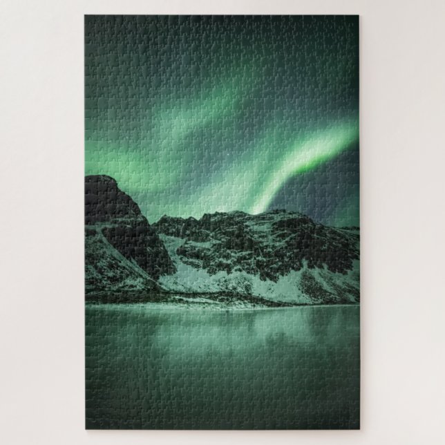 Puzzle Photo Northern Lights (Vertical)