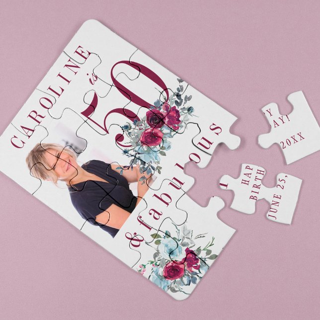 Puzzle Photo personnalisée 50 et fabuleux cadeau d'annive (Créateur téléchargé)