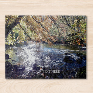 Puzzle Photo personnalisée avec texte personnalisé Scenic