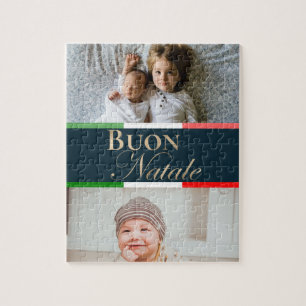 Puzzle Photo personnalisée Boule Natale Noël italien