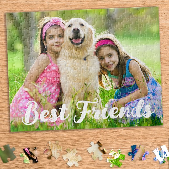 Puzzle Photo personnalisée Enfants Chien Animaux de compa (Créateur téléchargé)