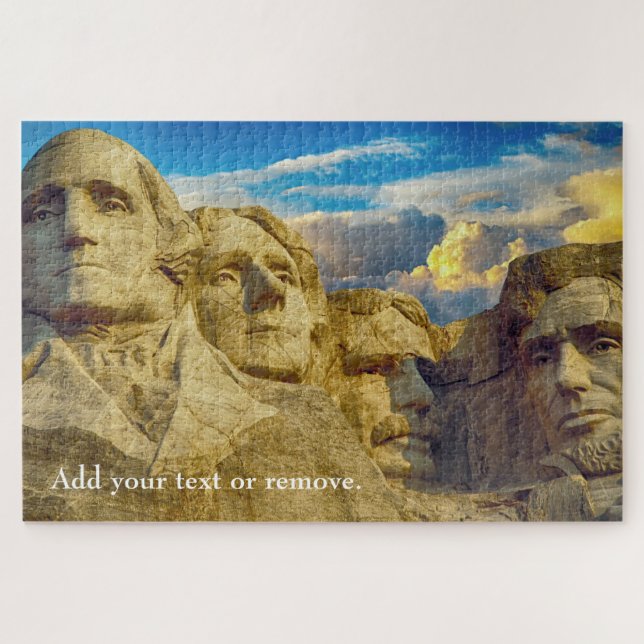Puzzle photo Pittoresque : Mémorial national du Mont Rush (Horizontal)