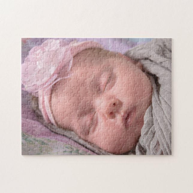 Puzzle photo pour bébé personnalisé (Horizontal)