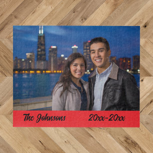 Puzzle photo simple moderne d'anniversaire