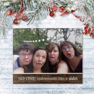 Puzzle Photo Soeur Personne Ne Comprend Comme Soeur Wood