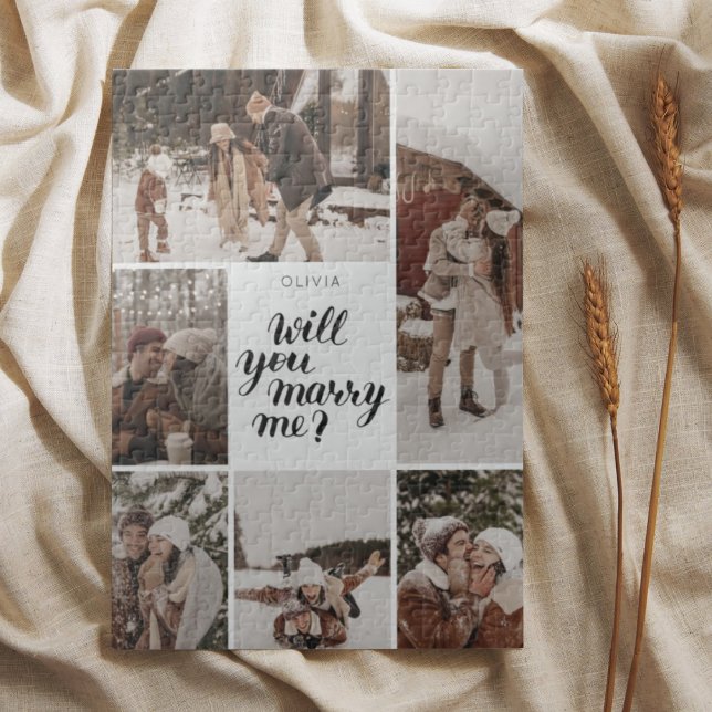 Puzzle Photo sur mesure voulez-vous m'épouser collage (Créateur téléchargé)