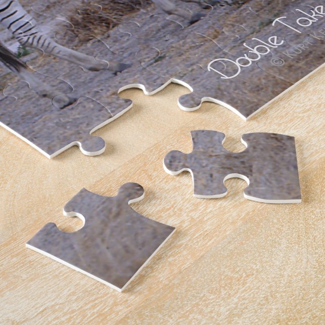 Puzzle Photo Zebra Double Take (Côté)