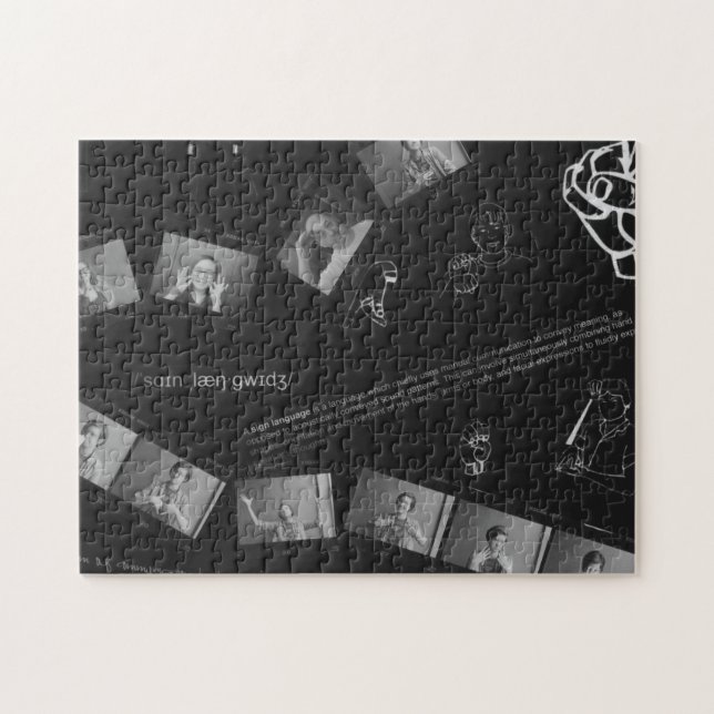 Puzzle Photogramme de langue des signes (Horizontal)