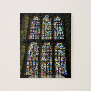 Puzzle Photographie de Barcelone en verre souillé de