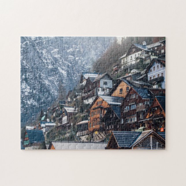 Puzzle Photographie de construction de neige extrême Jigs (Horizontal)