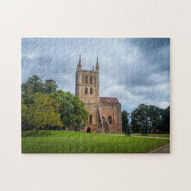 Puzzle Photographie de l'abbaye de Pershore Worcestershir (Horizontal)