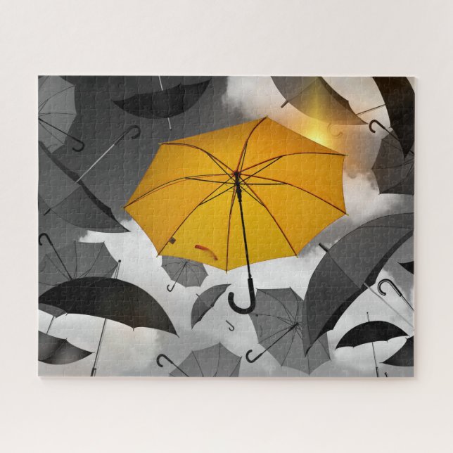 Puzzle Photographie des parapluies artistiques (Horizontal)
