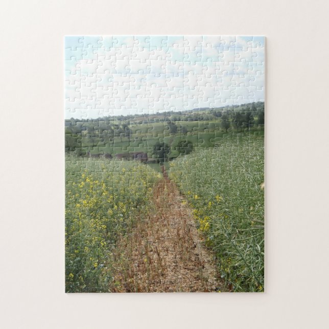 Puzzle Photographie pittoresque, campagne rurale en angla (Vertical)