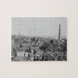 Puzzle Photographie vintage de Charlestown le Massachuset