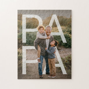 Puzzle PhotoPop Papa Photo de Famille Personnalisée