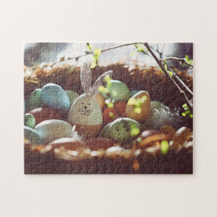 Puzzle Photos colorées des oeufs de Pâques Jour des oeufs