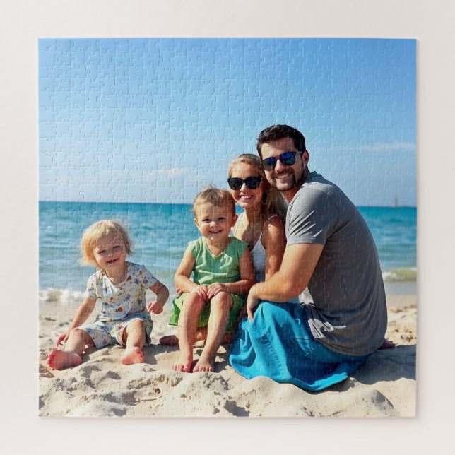 Puzzle Photos de vacances familiales personnalisées (Vertical)