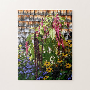 Puzzle Photos des fleurs du jardin des cottages