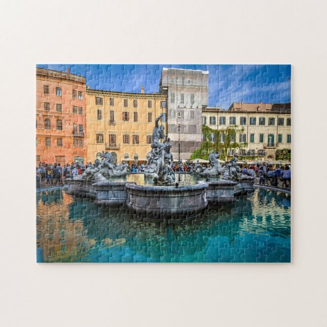 Puzzle Piazza Navona Rome Italie. (Horizontal)