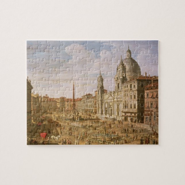 Puzzle Piazza Navona, Rome, semblant du sud vers Palazzo (Horizontal)