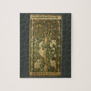 Puzzle Pic de William Morris, Art textile Vintage