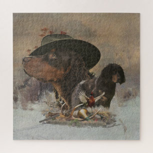 Puzzle Picardy Spaniel, Saison Chasse