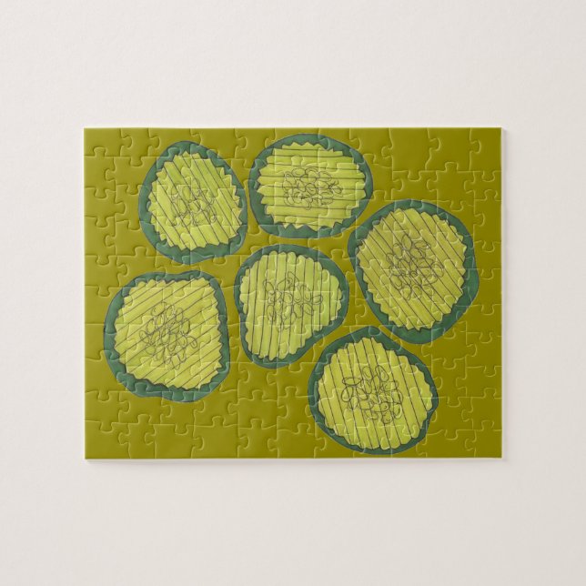 Puzzle Picket Chips Sweet Picks Alimentation Kosher Dill  (Horizontal)