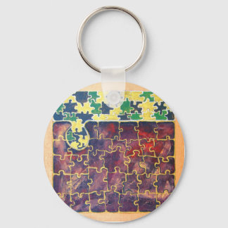 Puzzle Piece #15 Keychain