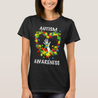 Puzzle Piece Autism Heart World Awareness Day