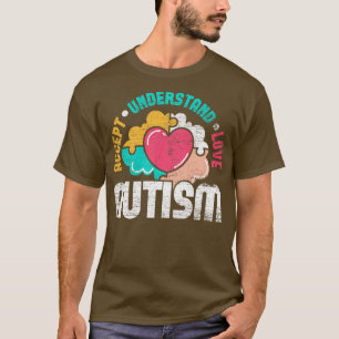 Puzzle Piece Autism Support Autism Awareness  T-Shirt