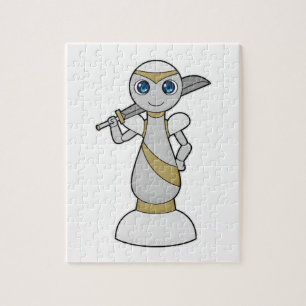 Puzzle Pièce d'échecs Épée de Paon Échecs